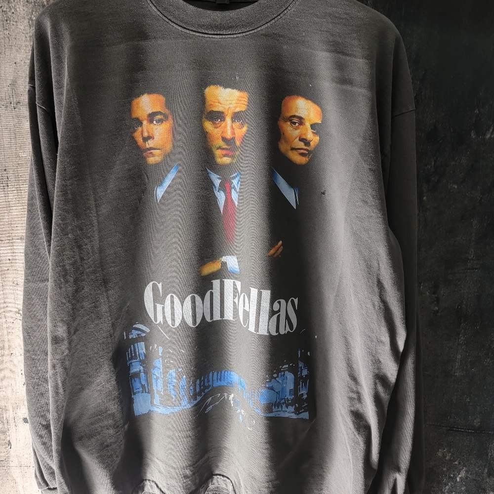 XL Long Sleeve Goodfellas double sided made in USA La apparel shirt